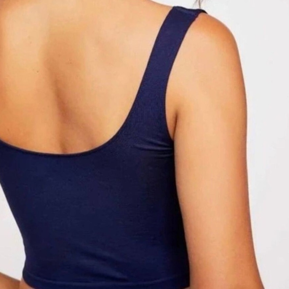 Free People Midnight Blue Tank Top - Picture 2 of 2